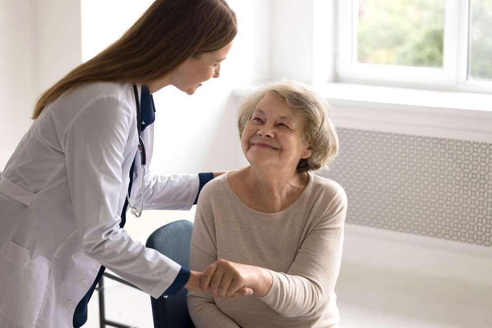 doctor helping hd patient